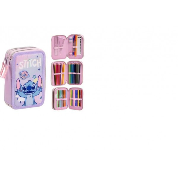 Pieštukinė Disney Stitch 3D triguba GIOTO 32 cm