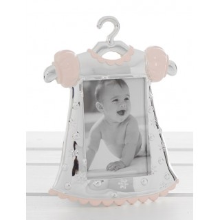 Rėmelis pasidabruotas 13*10 cm rožinis