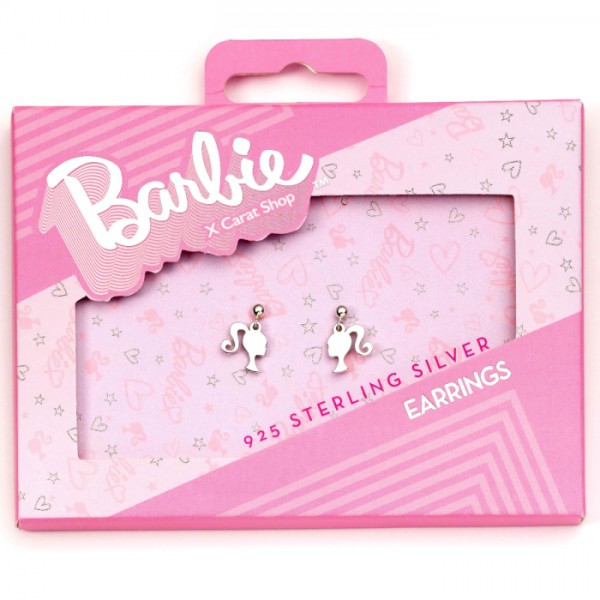 Sidabriniai 925 auskarai Barbie svoris 1,73g