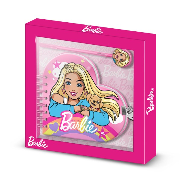Dienoraštis+rašiklis Barbie 23*24 cm