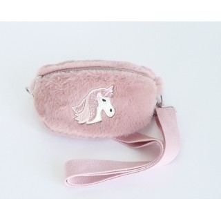 Rankinė mergaitėms Unicorn rožinė 12*20 cm