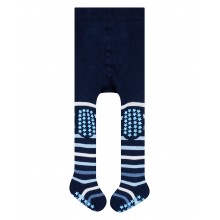 Pėdkelnės Falke Cotton Multi Stripe mėlynos