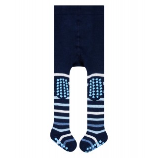 Pėdkelnės Falke Cotton Multi Stripe mėlynos