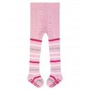 Pėdkelnės Falke Cotton Multi Stripe rožinės