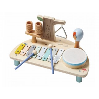 Žaidimų staliukas su užsiėmimais ir muzikos instrumentais